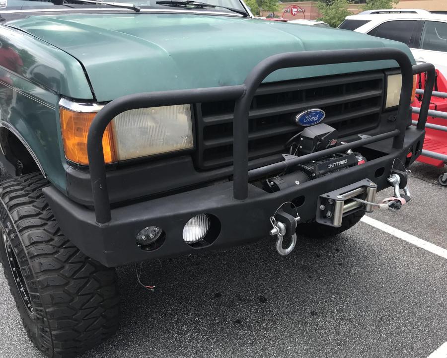 Ford F Series & Bronco Front Bumper 1987-1991-Type A